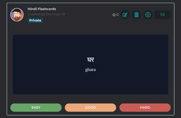 Rocket Hindi Flashcards